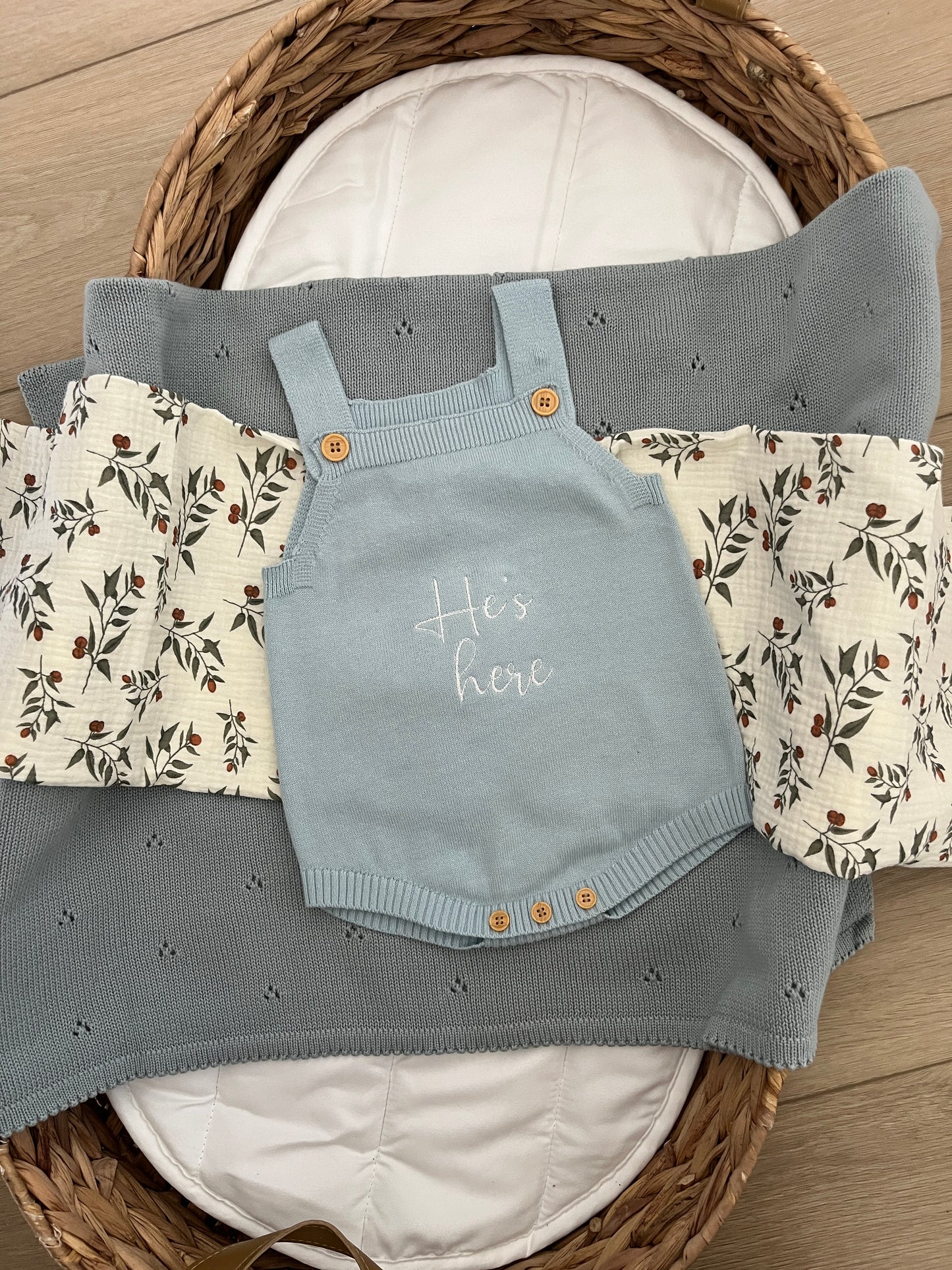 Personalised Baby Announcement Romper