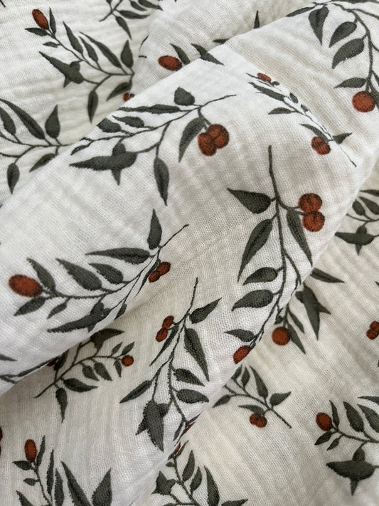 Muslin receiving blanket- 100% cotton baby blanket