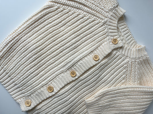 Hand Embroidered Name Cardigan