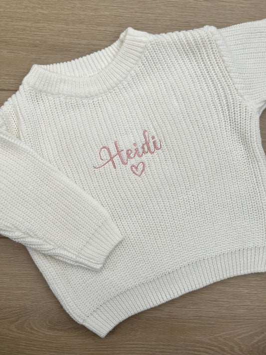 Personalised Knit Jumper